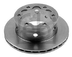Disco de freno trasero 10639 Febi