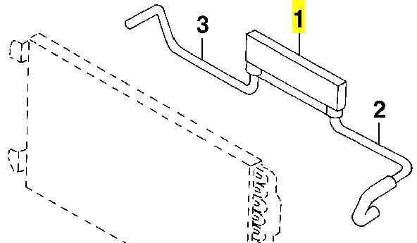 05017191AA Chrysler radiador enfriador de la transmision/caja de cambios