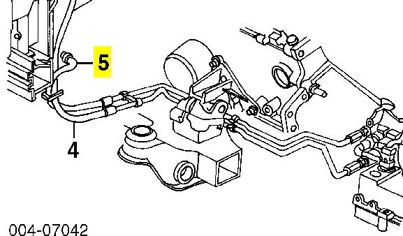 K04758916 Fiat/Alfa/Lancia tubo (manguera de retorno de enfriamiento de la transmisión automática)