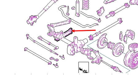 52087720AB Chrysler silentblock de suspensión delantero inferior