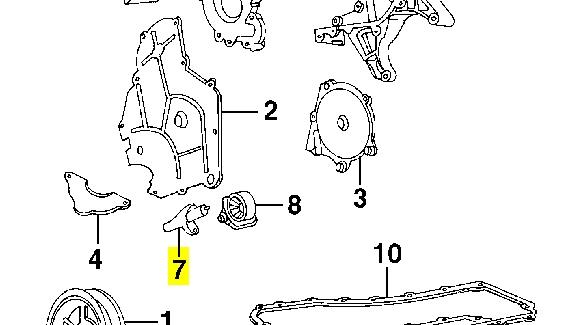 Comprar 4573347 Chrysler Tensor, correa de distribucion
