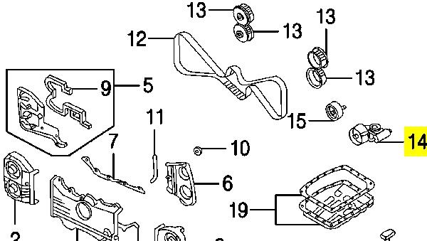 Comprar 13033AA001 Subaru Tensor de correa poli V 