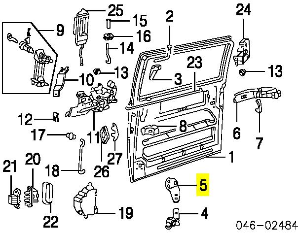 Guía rodillo, puerta corrediza, derecho inferior 270682 Maxgear