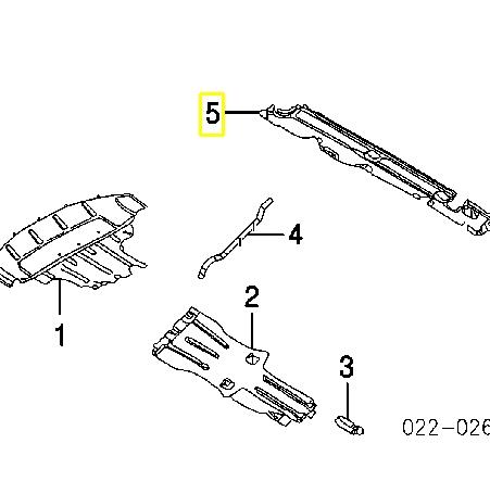 Revestimiento de los bajos, derecho 7L8825212C VAG/Audi