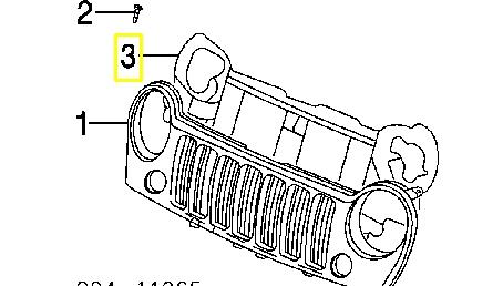 55156755AE Chrysler panal de radiador