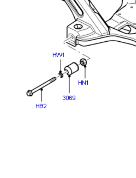 Silentblock del brazo de suspensión 22155 Febi