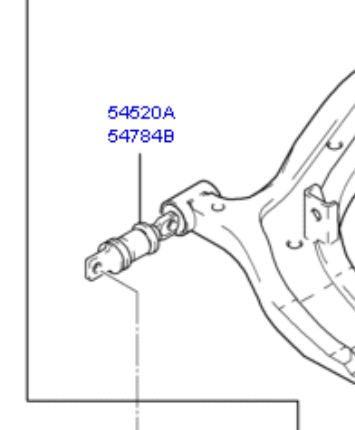 545512C500 Hyundai/Kia silentblock de suspensión delantero inferior