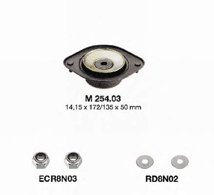 Soporte del amortiguador delantero SNR KB65706
