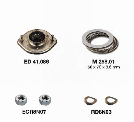 Soporte del amortiguador delantero SNR KB65804