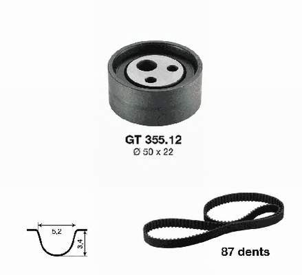 KD455.13 SNR kit correa de distribución