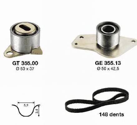 KD45516 SNR Kit correa de distribución