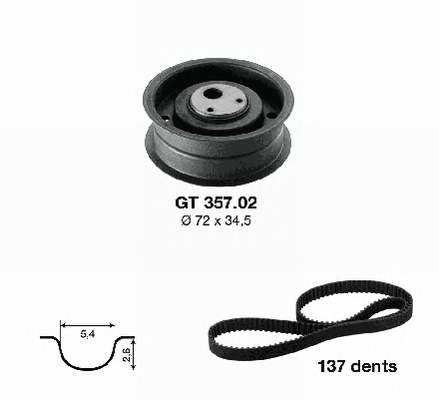 KD45703 SNR Kit correa de distribución
