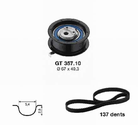 Comprar KD45717 SNR Kit de correa de distribución