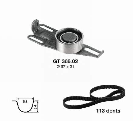 KD45902 SNR Kit correa de distribución