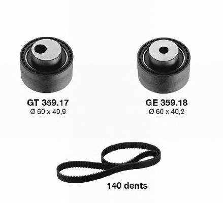 Kit correa de distribución Toyota Corolla E11