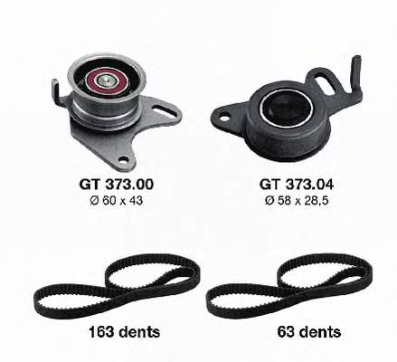 Juego de correas dentadas SNR KD47300 precio, desde 108,21 EUR