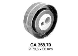 Rodillo tensor correa poli V SNR GA35870 precio, desde 38,05 EUR