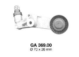 Tensor de correa, correa poli V Toyota Corolla E12