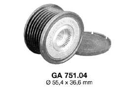 Polea alternador GA75104 SNR