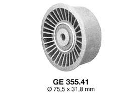 GE355.41 SNR rodillo intermedio de correa dentada