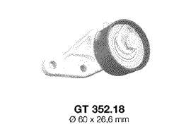 GT35218 SNR Tensor, correa dentada