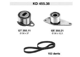 KD455.38 SNR kit de correa de distribución
