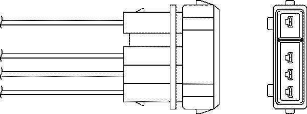 0824010045 Beru sonda lambda sensor de oxigeno para catalizador