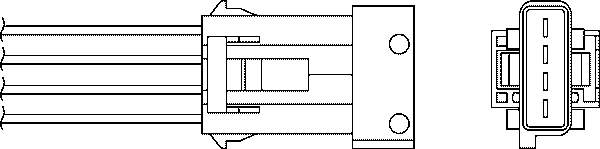 0824010080 Beru sonda lambda sensor de oxigeno post catalizador