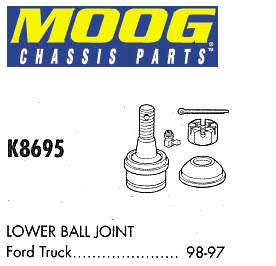 Rótula inferior de suspensión F87Z3050BA Ford