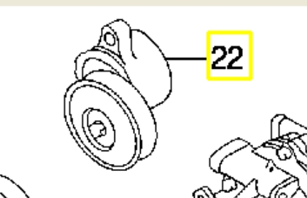 Tensor de la correa trapecial Suzuki 1754077E10 precio, desde 30,10 EUR