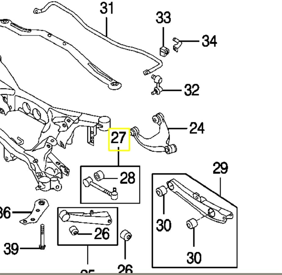 Brazo De Suspension Trasera 0825W10R Febest