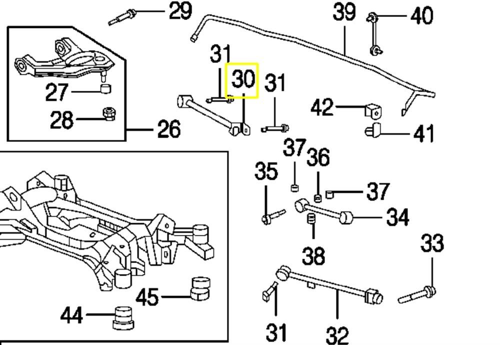 52350TA0A00 Honda Brazo transversal de suspensión trasera