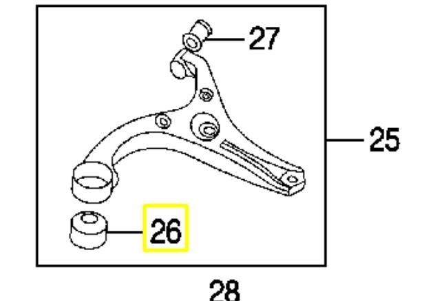 Comprar 545841G000 Hyundai/Kia Silentblock