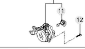 8320209001 Ssang Yong faro antiniebla derecho