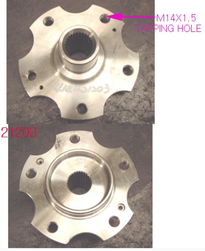 Buje de rueda trasero para SsangYong Rodius  
