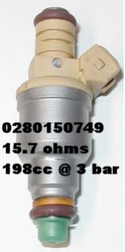Inyector de combustible 0280150749 Bosch