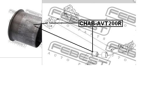 Comprar CHABAVT200R Febest Silentblock trasero