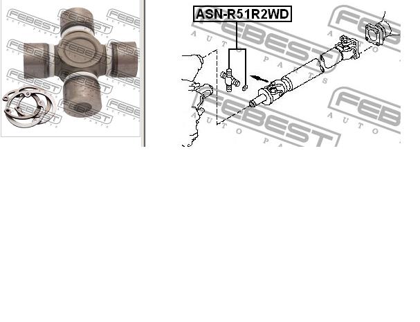 Cruceta ASNR51R2WD Febest