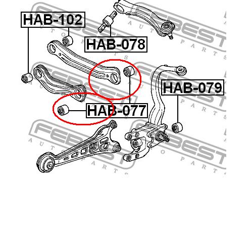 NMS5155 NIPPON MOTORS suspensión, barra transversal trasera, exterior