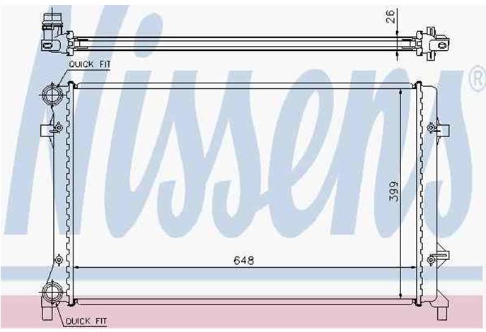 Comprar 65277A Nissens Radiador de auto