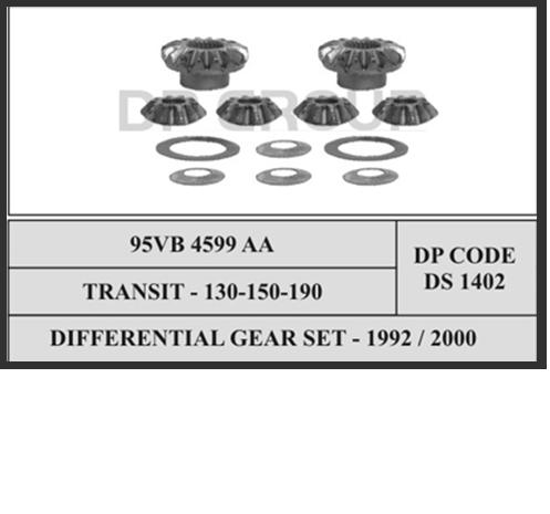 HMP95VB4599AA Hmpx conjunto eje satelital trasero