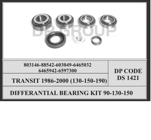 DS1421 DP Group anillo retén, diferencial trasero