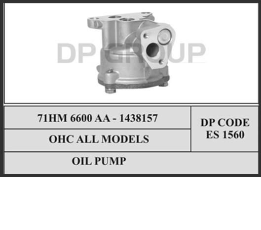 71HM6600AA Ford bomba de aceite