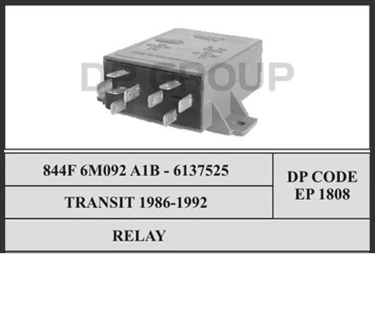 Relé de bujía de precalentamiento Ford Transit (T)