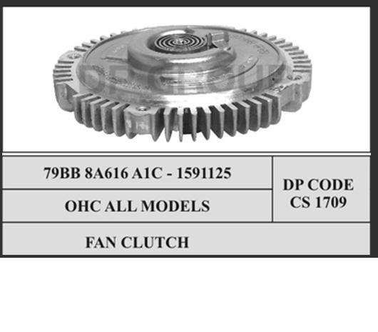 79BB8A616A1C Ford embrague, ventilador del radiador