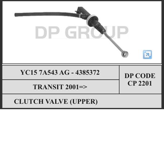 YC157A543AG Ford cilindro maestro de embrague