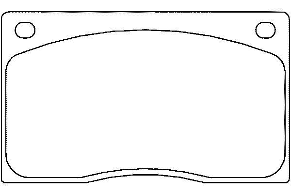 Pastillas de freno delanteras JLM1510 Jaguar