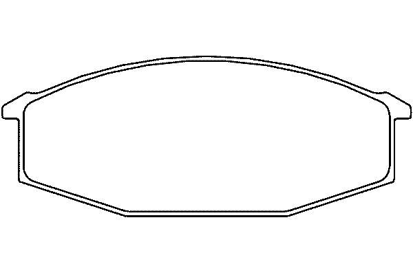 Pastillas de freno delanteras ADN14216 Blue Print