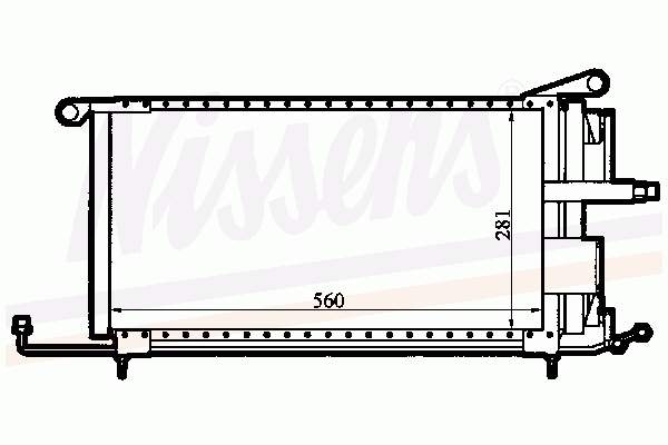 94252 Nissens condensador aire acondicionado