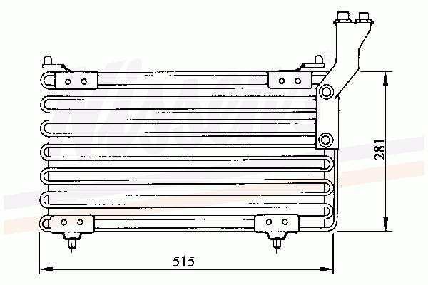 94099 Nissens condensador aire acondicionado